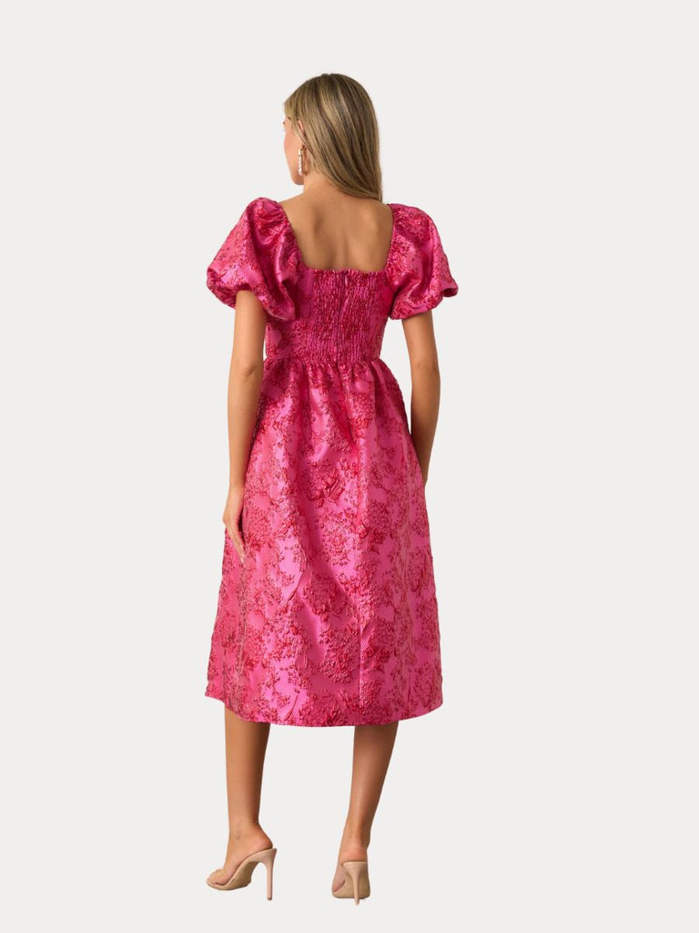 Danica Jacquard Alessi Midi Dress