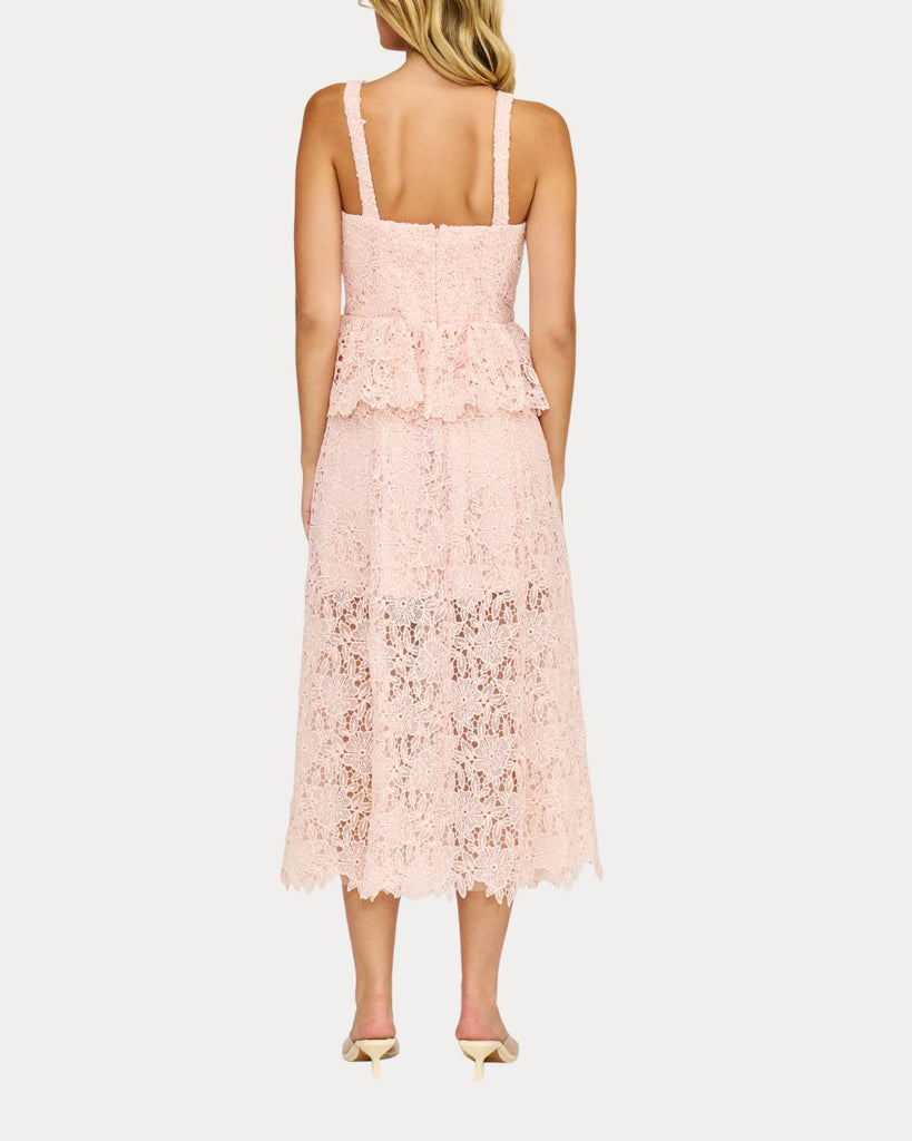 Rosalie Peplum Lace Dress