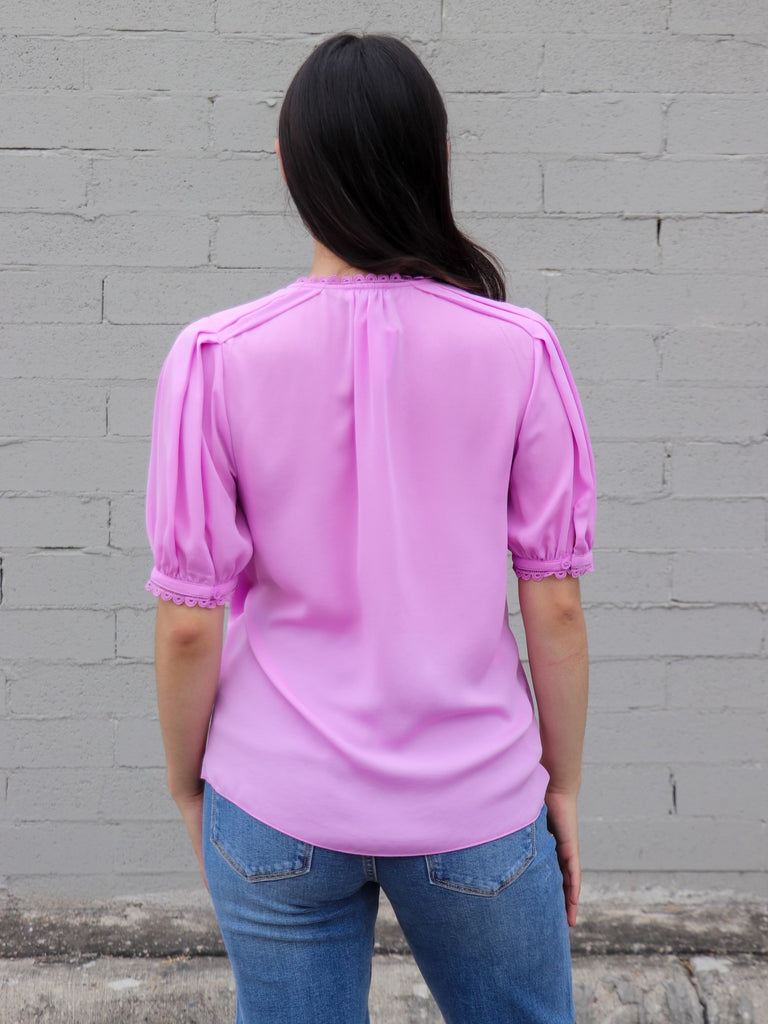 Orchid V-Neck Blouse