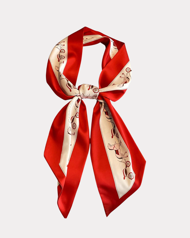 Carriage Scarf Red