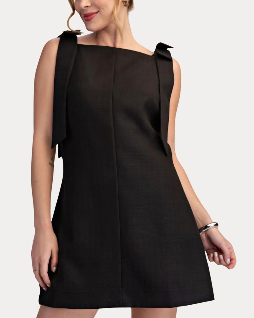 Bow Strap Mini Black