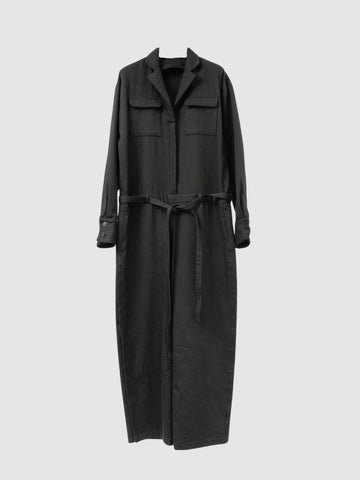 Modern Minimalist Charcoal Midi