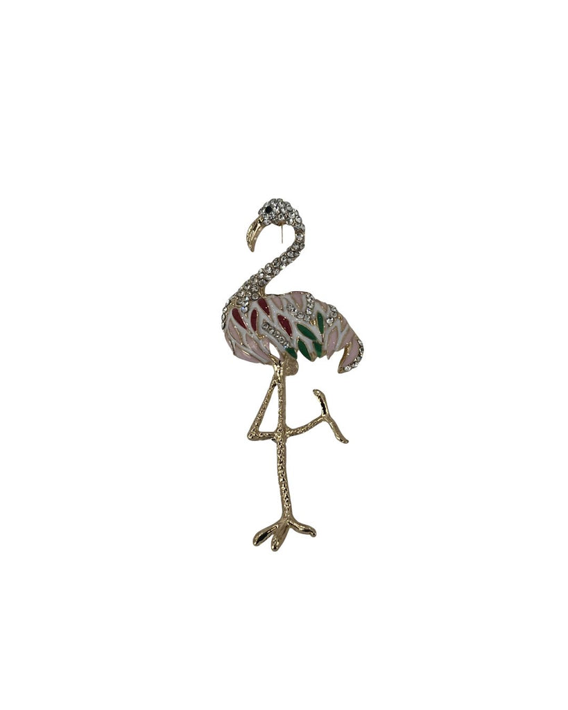 Flirty Flamingo Brooch