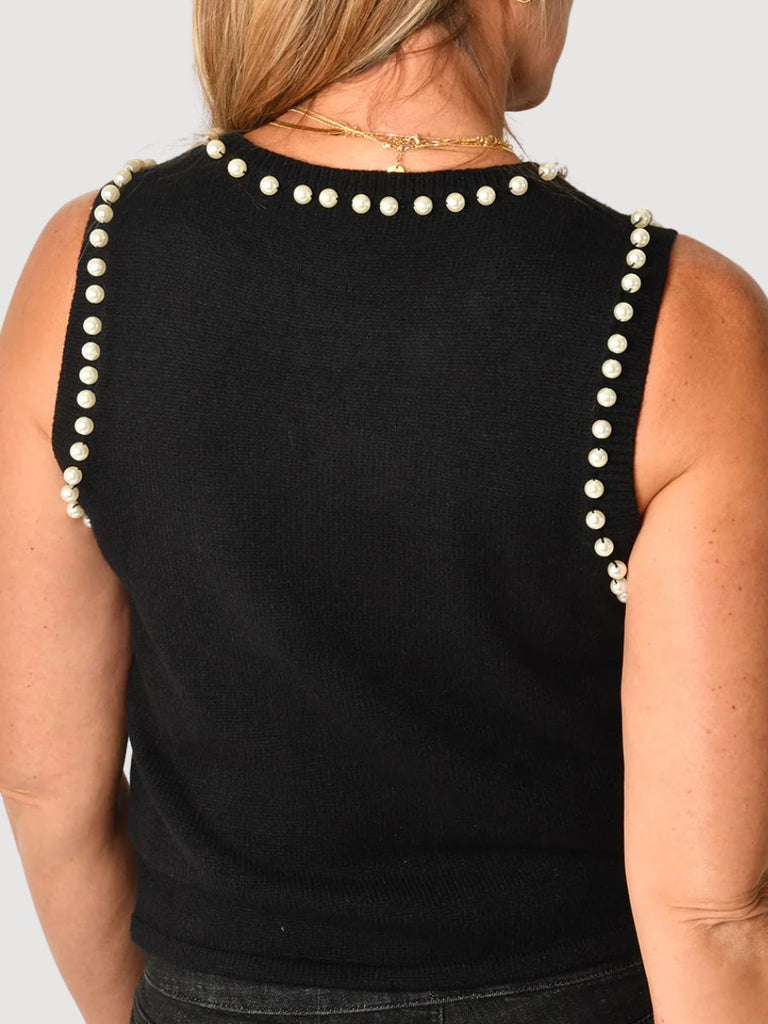 Pretty Pearl Sweater Vest