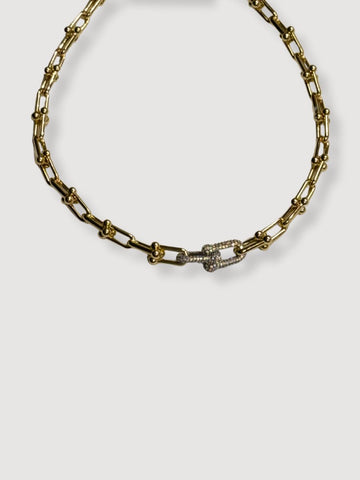Golden Bit Sparkle Necklace
