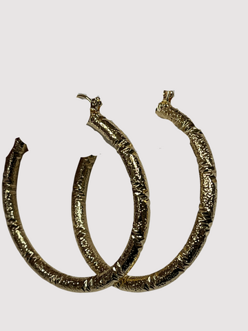 Gilded Hoops 1.5"