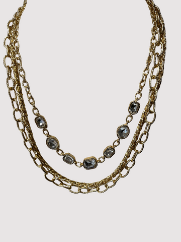 Smoky Stone Necklace