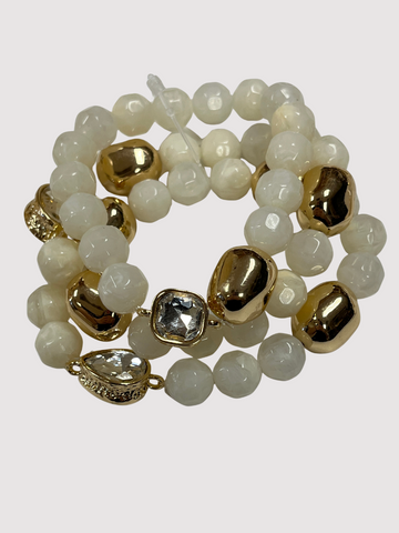 Natural Stone Stretch Bacelet