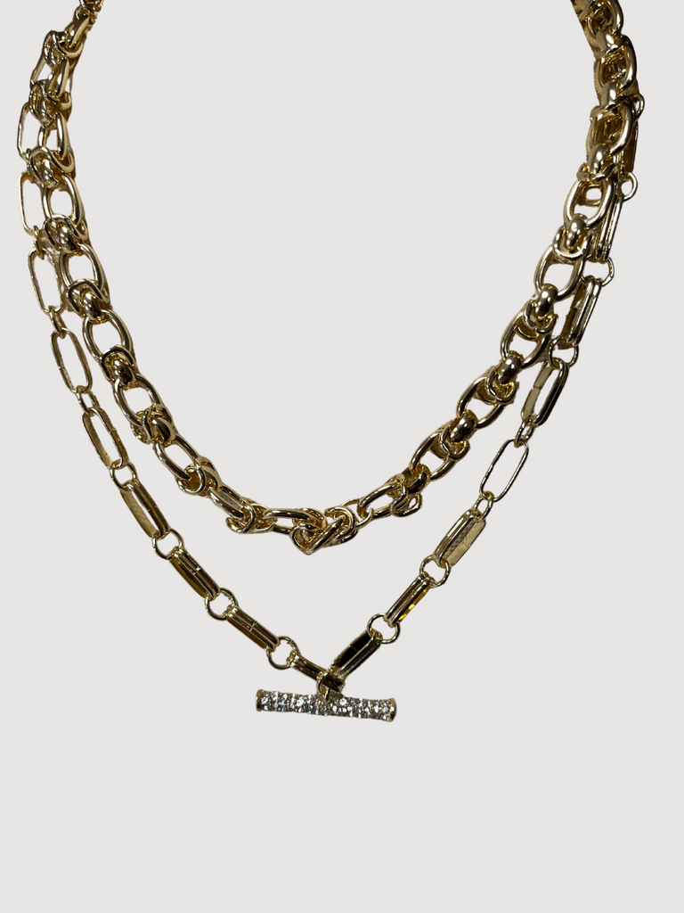 Crystal Bar Necklace