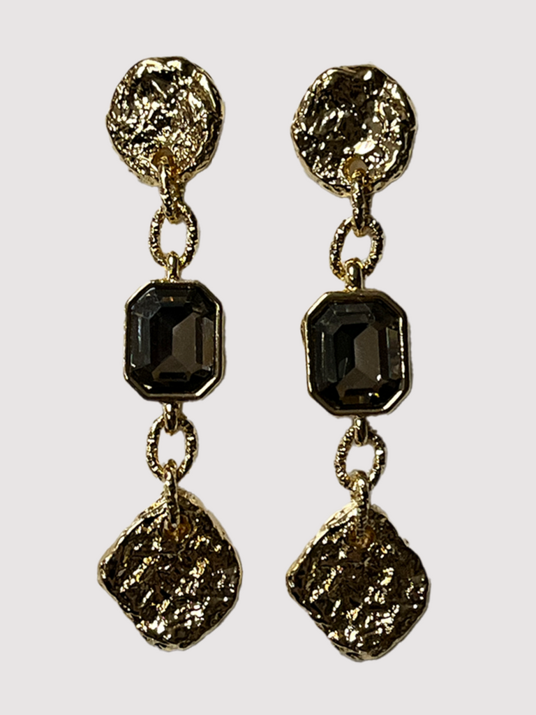 Textured Smoky Earrings