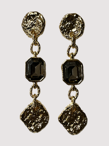 Textured Smoky Earrings