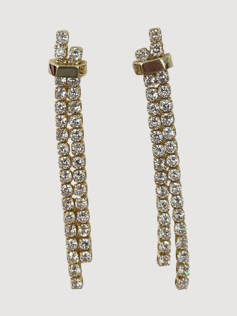 Crystal By The Yard Earring