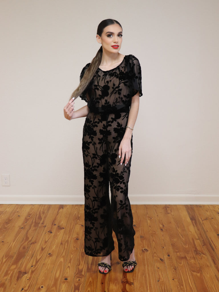 Eisha Velvet Jumpsuit