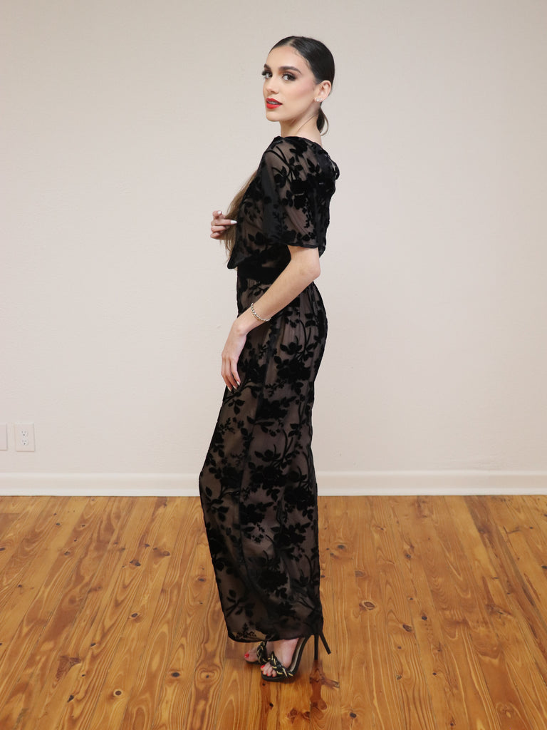 Eisha Velvet Jumpsuit