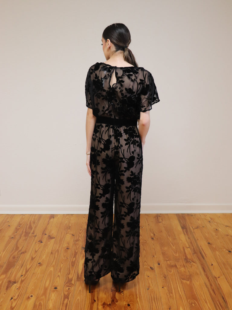 Eisha Velvet Jumpsuit