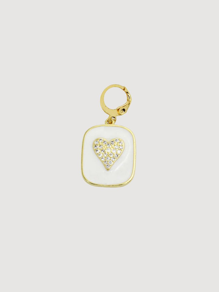 Medal Heart Charm