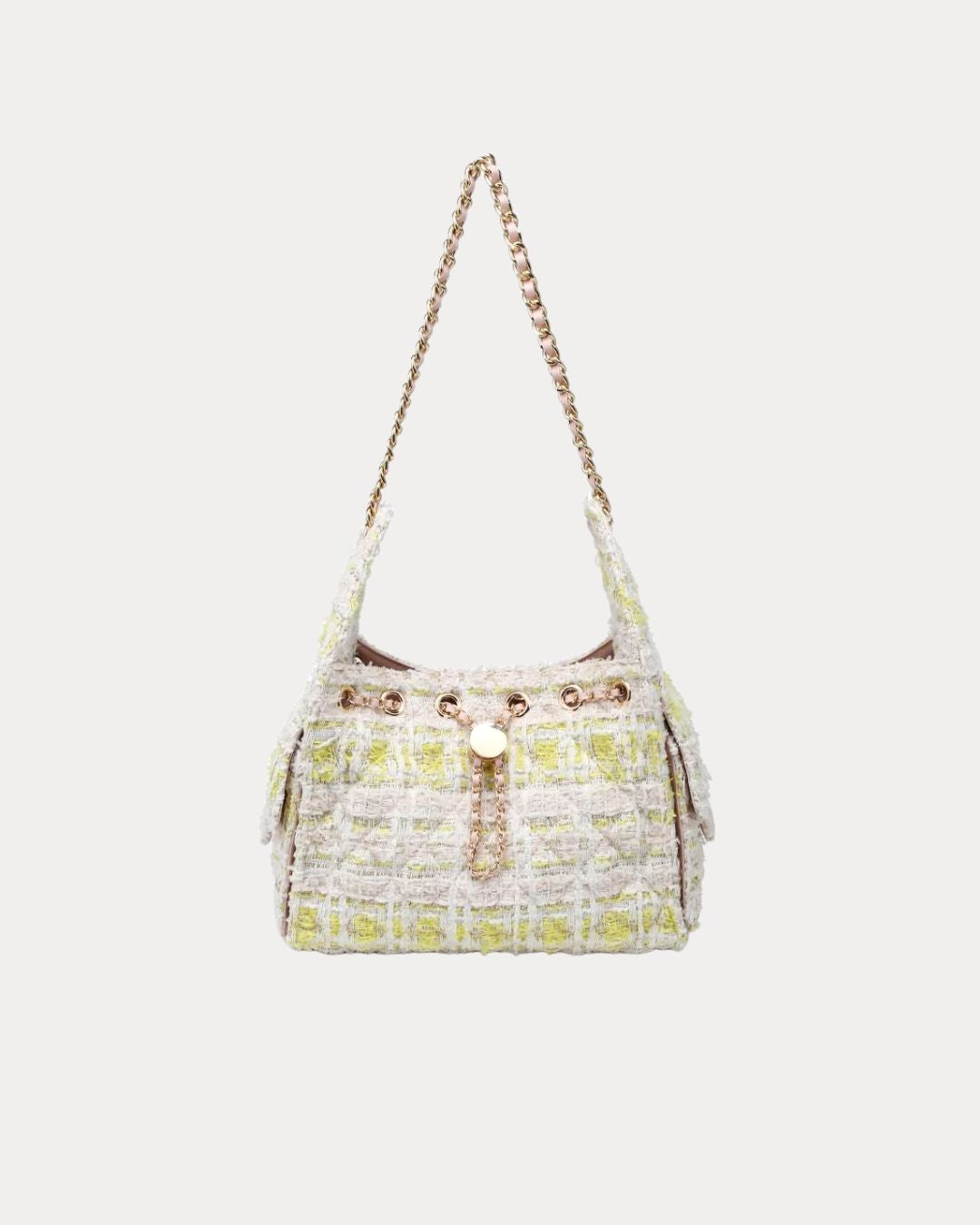 Paisely Shoulder Bag White