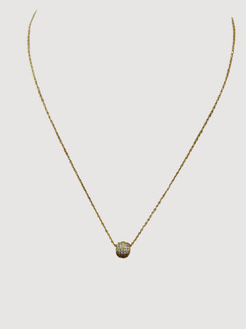Pave Slider Necklace