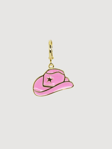 Pink Cowboy Hat Charm