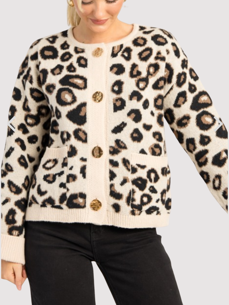 Chunky Cheetah Sweater