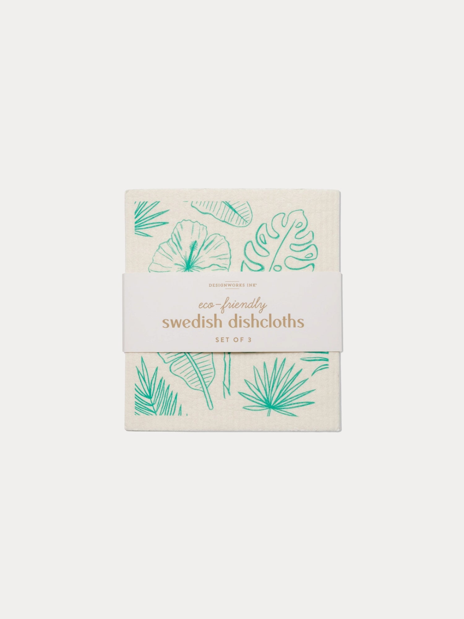 Swedish Dish Cloth Set- Botanical - Leona