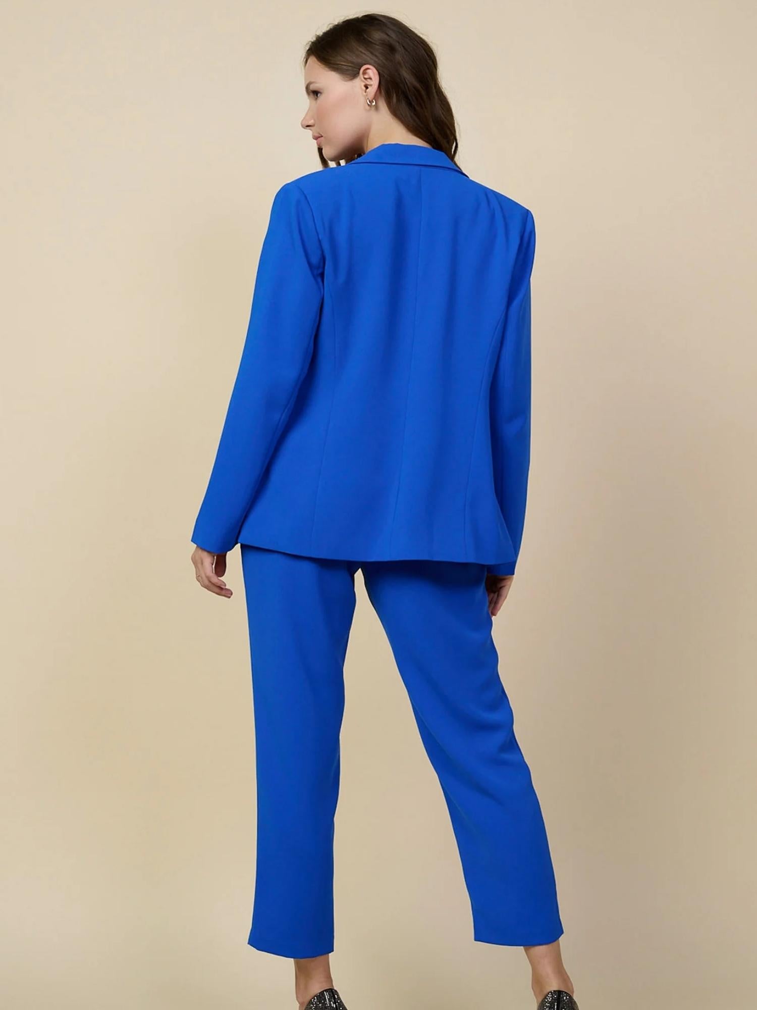 Structured Blazer Electric Blue Leona
