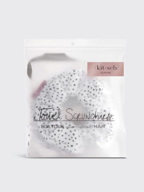 Towel Scrunchie- Micro Dot
