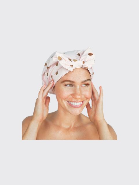 Quick Dry Hair Towel- Micro Dot