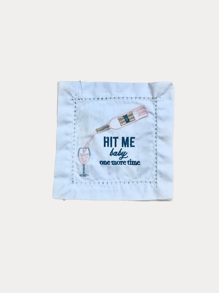 90's Cotton Cocktail Napkins Set of 4