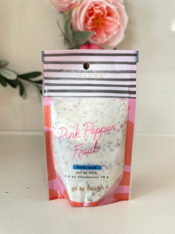 Pink Pepper Fruit Bath Soak