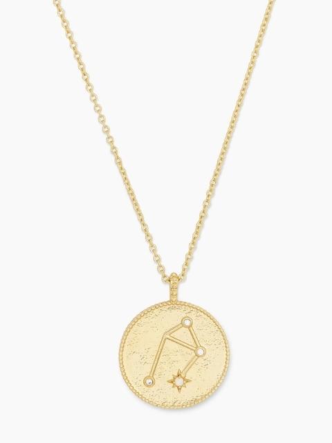Astrology Coin Necklace Libra