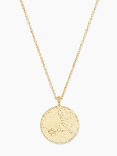 Astrology Coin Necklace Pisces