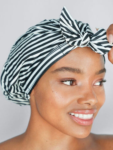 Luxe Shower Cap- Stripes