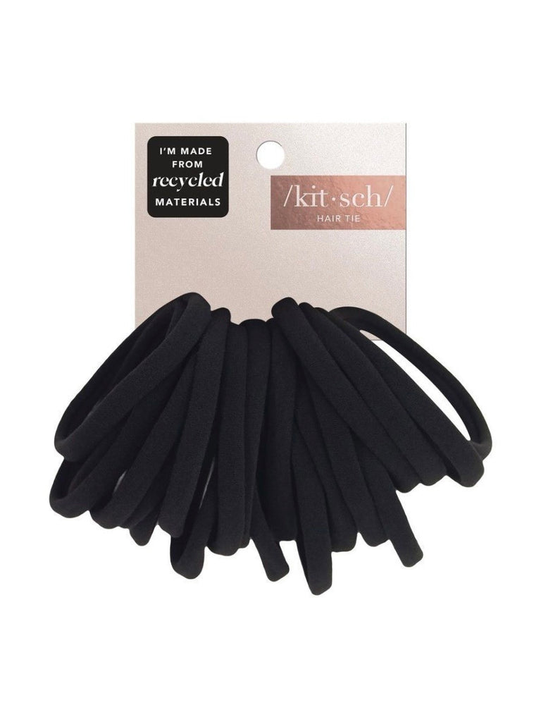 Recycled Nylon Elastics- Black