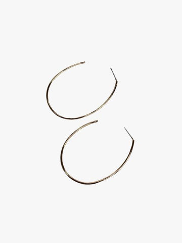 Sabbatia Thin Gold Hoop